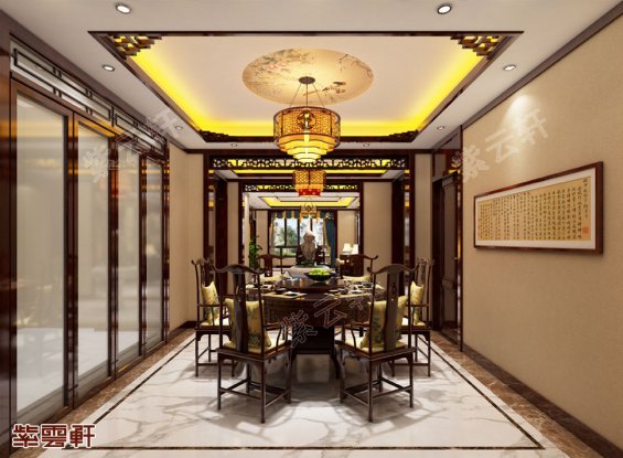 中式风格装修餐厅