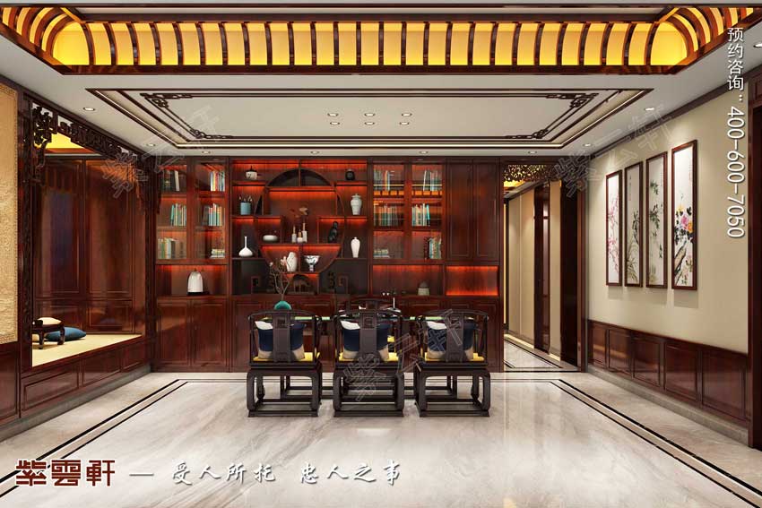 中式设计书房茶室