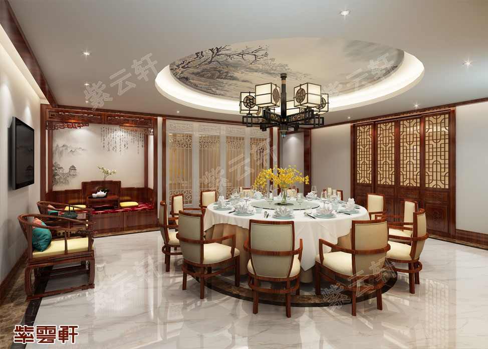 餐厅中式装修设计效果图 餐厅中式装修设计