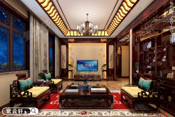 客厅中式装修设计传统韵味中展现现代时尚魅力
