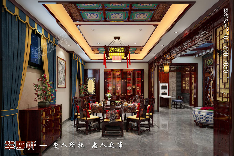 中式餐厅装修设计效果图 中式餐厅装修设计